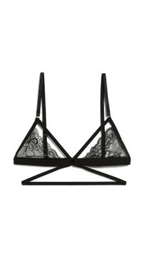 HONEYDEW Lucy Elastic & Lace Bra Black L