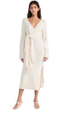 SIMKHAI Skyla Wrap Dress Midnight L