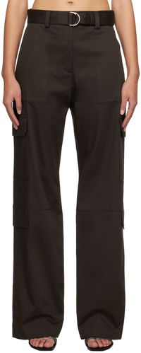 MSGM Pantalon ajusté brun