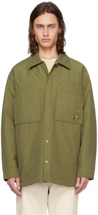 Maison Kitsuné Blouson rembourré kaki