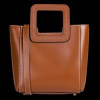 Staud - Sac bandoulière en cuir - Taille Unique - Marron