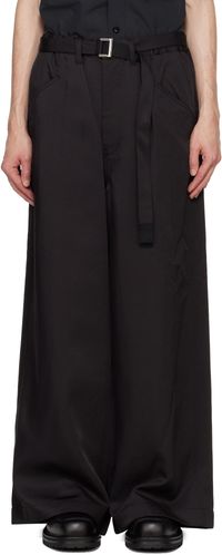 sacai Black SPIEWAK Edition Belted Trousers