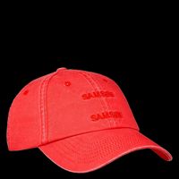 Samsoe Samsoe - Casquette en coton organique - Taille Unique - Rouge