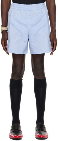 Walter Van Beirendonck Blue Space Shorts