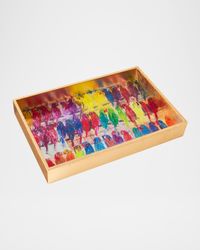 Lories Gold Leaf Vanity Tray