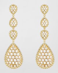 Serpent Boheme 18k Diamond Drop Earrings