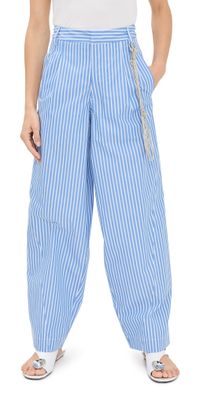 ESSENTIEL ANTWERP Hoek Barrel Leg Pants Combo1 Lake Blue 40