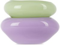 Helle Mardahl Purple & Green 'The Dish Pair' Dish Set