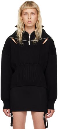 HELIOT EMIL Pull étagé noir