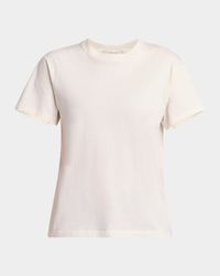 Calibi Brushed Cotton Silk Jersey T-Shirt