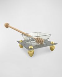 Contemporary Honey Dish by Joy Stember