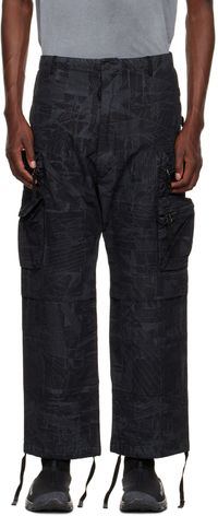 NEMEN® Black Java Cargo Pants