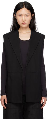 Jil Sander Black Tailored Vest
