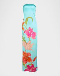 Vivi Strapless Floral Dress