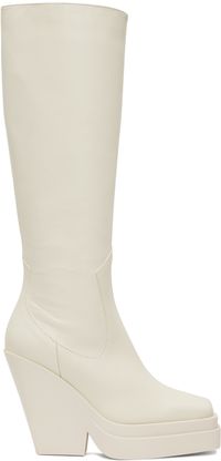 GIABORGHINI Off-White Gia 14 Boots