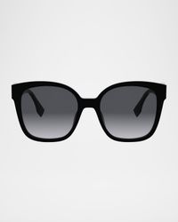 FF Diamonds 55mm Square Sunglasses