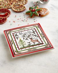 Christmas Pavoes Trivet