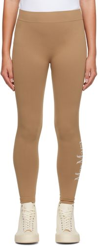 Max Mara Legging Basilea brun clair - 'S