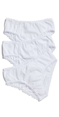 COUCOU The Cozy Brief 3 Pack White XS