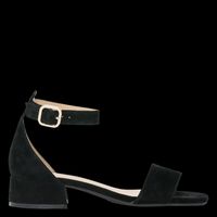 Bocage - Sandales à talon en cuir - Taille 42 - Noir