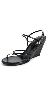 Proenza Schouler Coil Wedge Sandals Black 38