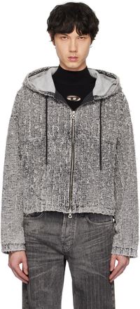 Diesel Blouson Flow-S1 gris en denim