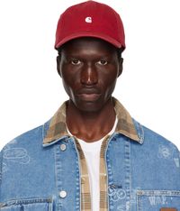 Carhartt Work In Progress Red Madison Logo Cap