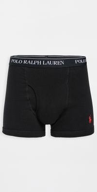 Polo Ralph Lauren Underwear Classic Fit Cotton Trunks 3 Pack Andover/Madison/Polo Black S