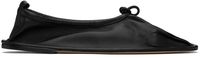 HEREU Black Puntera Ballerina Flats