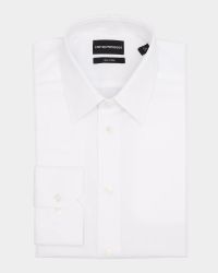 Men's Cotton Micro-Woven Dress Shirt