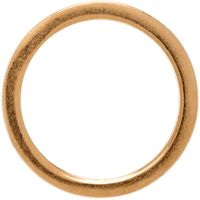 Maison Margiela Gold Logo Single Earring
