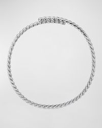 Paveflex 18k White Gold Diamond Necklace