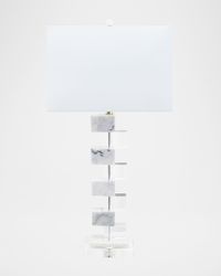 Jacobs Marble & Crystal Table Lamp