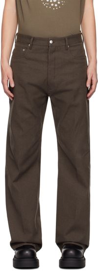 Rick Owens Jean Geth brun - Porterville