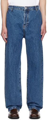 Róhe Blue Tapered Leg Jeans