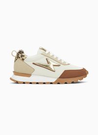 Vanessa Wu - Baskets basses en mesh et semelle running - Taille 41 - Marron