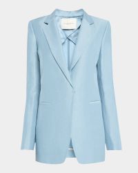 Elongated Pick Stitch Blazer