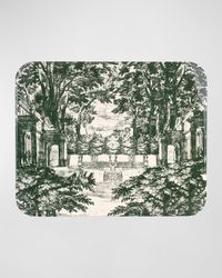 Tray 48X60cm - Giardino Settecentesco Green Ivory