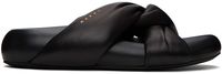 Marni Black Tie Sandals