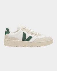 V-90 Bicolor Low-Top Sneakers