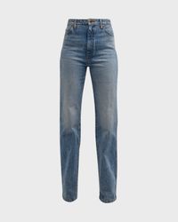 Danielle High-Rise Straight-Leg Jeans