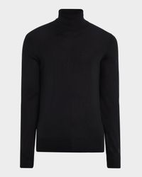 Men's Cashmere and Silk Turtleneck Sweater