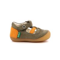 Kickers - Salomés cuir - Taille 27 - Kaki