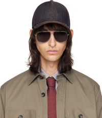 ZEGNA Indigo Denim Baseball Cap