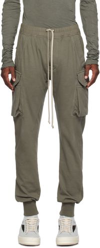 Rick Owens DRKSHDW Gray Mastodon Cut Cargo Pants