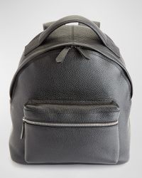 Personalized Leather Travel Backpack