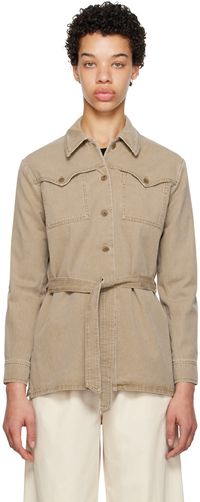 A.P.C. Taupe Joann Jacket