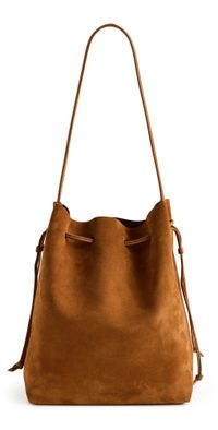Mansur Gavriel Drawstring Cabas Bag Saddle One Size