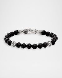 Sterling Silver Onyx Bracelet