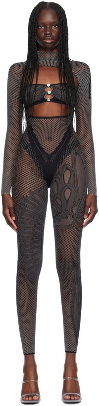 Poster Girl Black Risque Jumpsuit